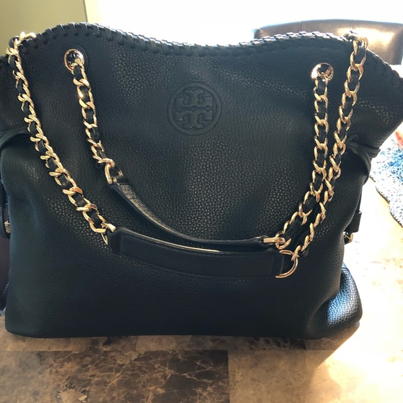 Tory Burch Black Shoulder Bag! Gently used! - Picture 2 of 8